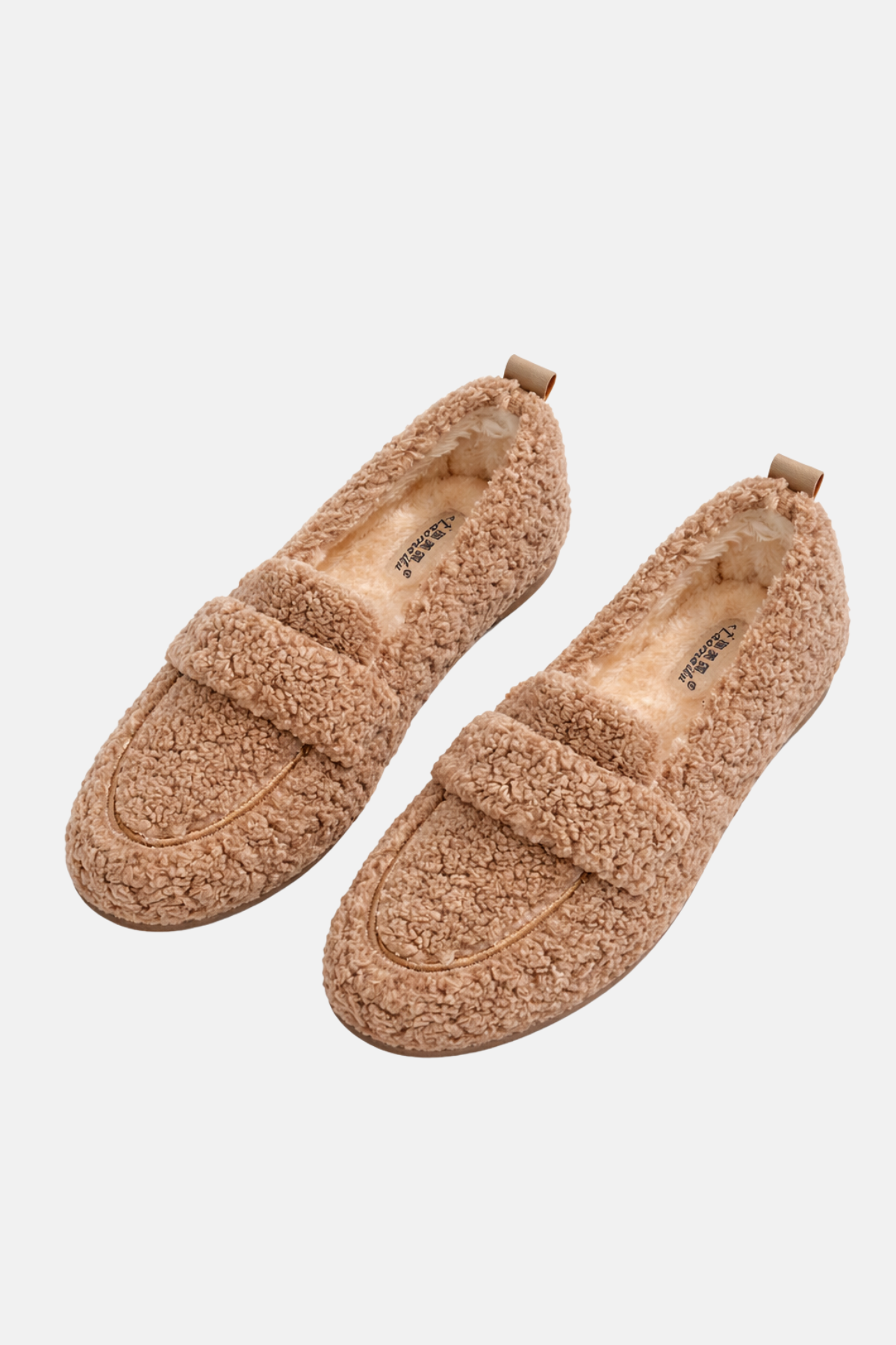 Arielle - Chaussures en peluche avec semelle antidérapante